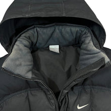 Load image into Gallery viewer, NIKE Classic Embroidered Mini Swoosh Logo Hooded Padded Puffer Gilet