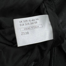 Load image into Gallery viewer, Early 00's FOR MEN Classic Genuine Real Black Leather Jacket
