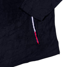 Load image into Gallery viewer, Vintage Tommy Jeans Tommy Hilfiger Mini Logo Black 1/4 Zip Fleece Pullover Sweatshirt