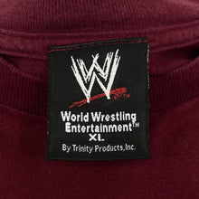 Load image into Gallery viewer, Vintage WWE (2005) Batista “R U Talking 2 Me?” Wrestling Graphic Burgundy T-Shirt