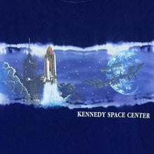 Load image into Gallery viewer, Vintage Prairie Mountain KENNEDY SPACE CENTER Souvenir NASA Tie Dye Graphic T-Shirt