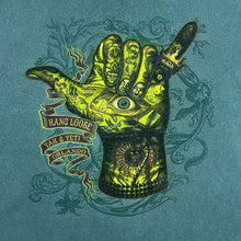 Load image into Gallery viewer, Yak & Yeti "Hang Loose" Orlando Surfer Souvenir Graphic Green T-Shirt