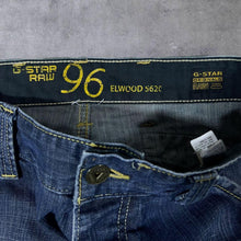 Load image into Gallery viewer, G-Star Raw 96 "Elwood 5620" Y2K Classic Blue Denim Loose Fit Jeans