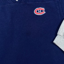 Load image into Gallery viewer, Vintage Mighty Mac NHL MONTREAL CANADIENS Embroidered Ice Hockey Logo Crewneck Sweatshirt