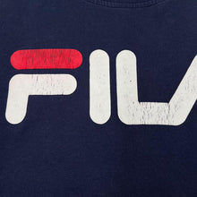 Load image into Gallery viewer, FILA Classic Big Logo Spellout Graphic Short Sleeve Cotton T-Shirt