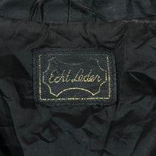 Load image into Gallery viewer, Vintage 90's ECHTES LEDER Genuine Real Black Leather Biker Bomber Jacket