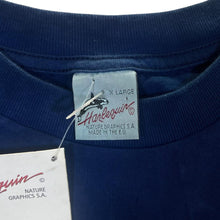 Load image into Gallery viewer, Vintage 90's Harlequin Seal Ocean Marine Wildlife Blue Tie Dye T-Shirt
