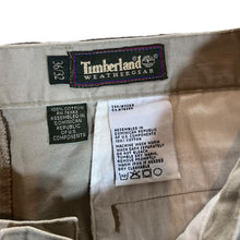 Load image into Gallery viewer, Vintage TIMBERLAND WEATHERGEAR Classic Beige Cotton Straight Leg Chino Trousers