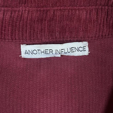 Load image into Gallery viewer, ANOTHER INFLUENCE Classic Burgundy Red Corduroy Cord Zip Bomber Jacket