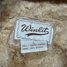 Load image into Gallery viewer, Vintage 90's WINLIT Brown Beige Genuine Real Suede Leather Faux Fur Zip Jacket