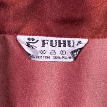 Load image into Gallery viewer, Early 00's Fuhua Goth Y2K Dog Biker Graphic Red Open Collar Shirt