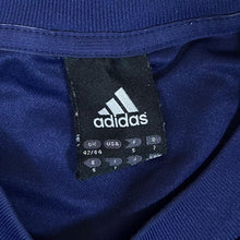 Load image into Gallery viewer, Adidas Three Stripe Big Logo Navy Blue Short Sleeve Polyester Sports T-Shirt