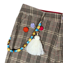 Load image into Gallery viewer, Early 00's BILLABONG "Baggy" Plaid Check Surfer Skater Bead Chain Loose Fit Trousers