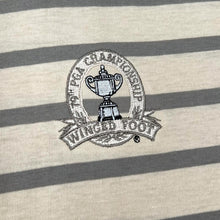 Load image into Gallery viewer, GLEN GATE Made In USA "79th PGA Championship" Golf Embroidred Striped Polo Shirt