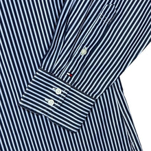 Load image into Gallery viewer, Tommy Hilfiger "80's 2 Ply Cotton" Multi Striped Button-Up Long Sleeve Shirt