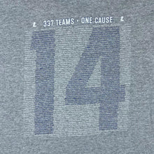 Load image into Gallery viewer, BRAD WALLIN MEMORIAL "St Jude" Baseball Spellout Graphic Grey T-Shirt