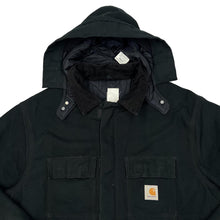 Load image into Gallery viewer, CARHARTT Corduroy Cord Collar Detachable Hood Lightly Padded Chore Worker Jacket Coat