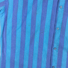Load image into Gallery viewer, Vintage 90's Pacific Coast Highway Blue Striped Long Sleeve Cotton Shirt