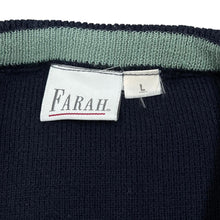 Load image into Gallery viewer, Vintage 90's FARAH Classic Multi Striped Acrylic Knit V-Neck Sweater Jumper