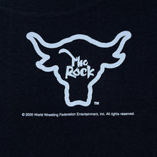 Load image into Gallery viewer, Vintage WWF (2000) The Rock “Just Bring It!” Wrestling Graphic Black T-Shirt