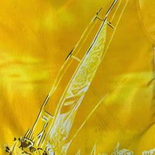 Load image into Gallery viewer, Early 00's Rivaldi Okinawa Style Gothic Y2K Graphic Yellow Short Sleeve Shirt