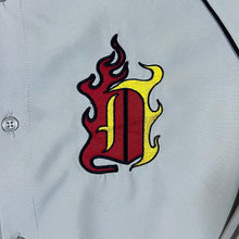 Load image into Gallery viewer, Early 00's Dognose Embroidered Y2K Grey Polyester Long Sleeve Shirt