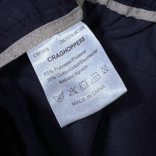 Load image into Gallery viewer, Craghoppers Hiking Utility Outdoor Walking Zip-Off Convertible Black Trousers