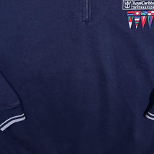 Load image into Gallery viewer, Vintage Royal Caribbean Embroidered Logo Navy Blue 1/4 Zip Pullover Sweatshirt