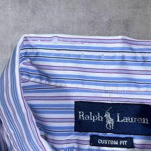 Load image into Gallery viewer, Vintage Ralph Lauren Multi Striped Cotton Long Sleeve Button-Up Shirt