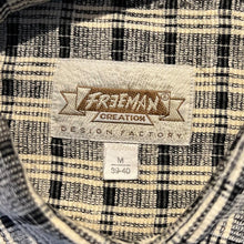 Load image into Gallery viewer, Vintage Freeman Creation Plaid Check Long Sleeve Flannel Shirt