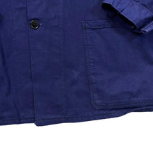 Load image into Gallery viewer, Vintage 90's Classic French Style Workwear Chore Skater Navy Blue Cotton Jacket