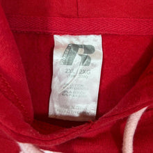 Load image into Gallery viewer, Russell Athletic UNIVERSITY OF WISCONSIN College Graphic Red Pullover Hoodie