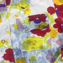 Load image into Gallery viewer, Vintage Soul Edge Floral Crazy Abstract Patterned Popper Western Long Sleeve Cotton Shirt
