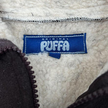 Load image into Gallery viewer, Deadstock Early 00's PUFFA "Windproof" Sherpa Teddy Bear Fleece Lined 1/4 Zip Pullover Fleece Sweatshirt