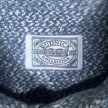 Load image into Gallery viewer, Vintage 90's Rudnick Collection Blue White Patterned Long Sleeve Cotton Flannel Shirt