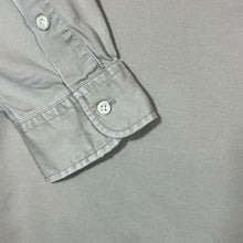Load image into Gallery viewer, Vintage RALPH LAUREN "Blaire" Beige Mini Logo Long Sleeve Cotton Button-Up Shirt