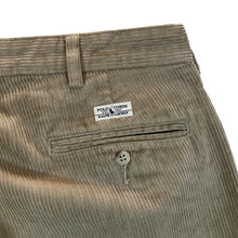 Load image into Gallery viewer, Early 00's POLO RALPH LAUREN Polo Cords Brown Beige Corduroy Cord Straight Leg Trousers