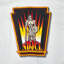 Load image into Gallery viewer, Vintage 90’s NDJCL “Fortune Smiled” Souvenir Spellout Graphic Single Stitch T-Shirt