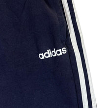 Load image into Gallery viewer, ADIDAS Climalite Three Stripe Dark Navy Cuffed Sweatopants Tracksuit Bottoms