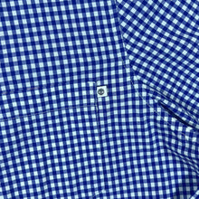 Load image into Gallery viewer, Timberland "Regular Fit" Blue White Check Long Sleeve Cotton Button-Up Shirt