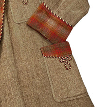 Load image into Gallery viewer, Vintage 90's Heavyweight Quality Wool Plaid Check Lined Longline Crombie Pea Over Coat Jacket