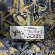 Load image into Gallery viewer, Vintage Angelo Litrico Crazy Abstract Patterned Long Sleeve Viscose Cotton Blend Shirt