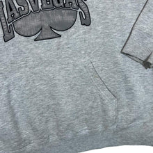 Load image into Gallery viewer, Early 00's LAS VEGAS Embossed Souvenir Spellout Graphic Grey Pullover Hoodie