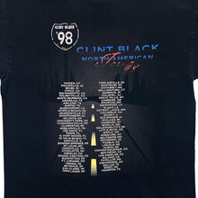 Load image into Gallery viewer, Vintage CLINT BLACK "North American Tour 1998" Country Music Band Graphic T-Shirt