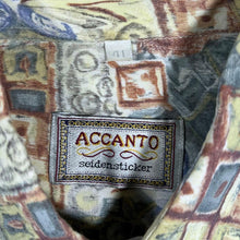 Load image into Gallery viewer, Vintage 90's Accanto Seidensticker Crazy Abstract Festival Patterned Short Sleeve Shirt