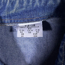 Load image into Gallery viewer, Vintage TG-18 Cowboy Western Lace Panel Blue Denim Long Sleeve Cotton Shirt