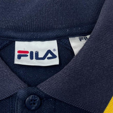 Load image into Gallery viewer, Vintage FILA "US OPEN 2000" Tennis Embroidered Logo Spellout Short Sleeve Polo Shirt