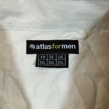 Load image into Gallery viewer, Atlas For Men Cowboy Western Embroidered Aztec Cream Blue Cotton Long Sleeve Shirt