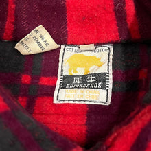Load image into Gallery viewer, Vintage RHINOCEROS Lumberjack Plaid Check Fleece Flannel Over Shirt