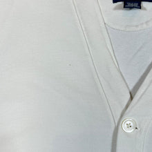 Load image into Gallery viewer, Early 00's POLO RALPH LAUREN Classic Embroidered Mini Logo White Button Cardigan Sweater